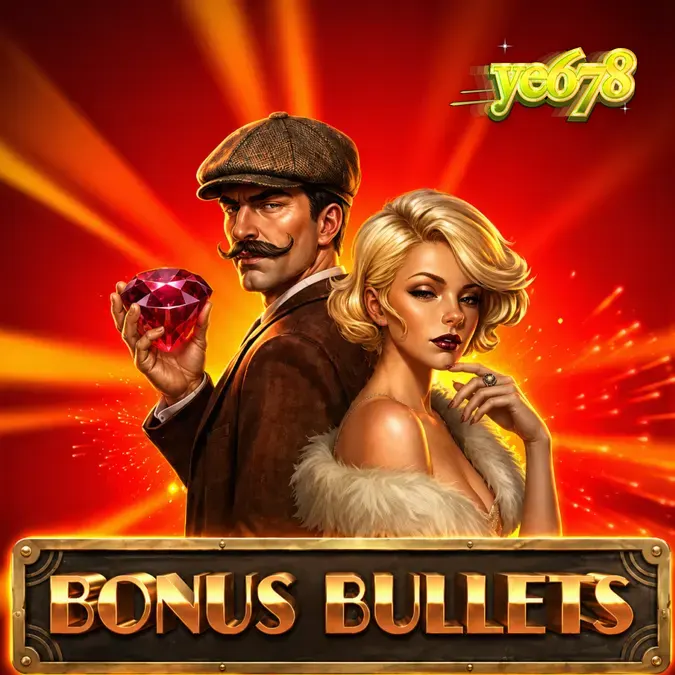 Interface do jogo de slot Bonus Bullets com tema de faroeste